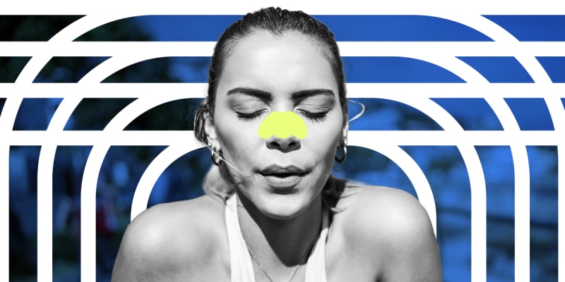 Nasal Strips Help Athletes Breathe Better During Workouts