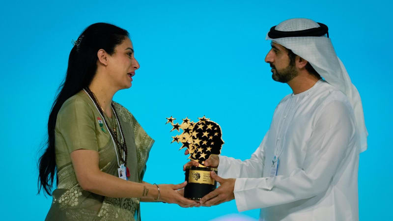 Indian Teacher Wins $1M Prize for 800 Learning Centers