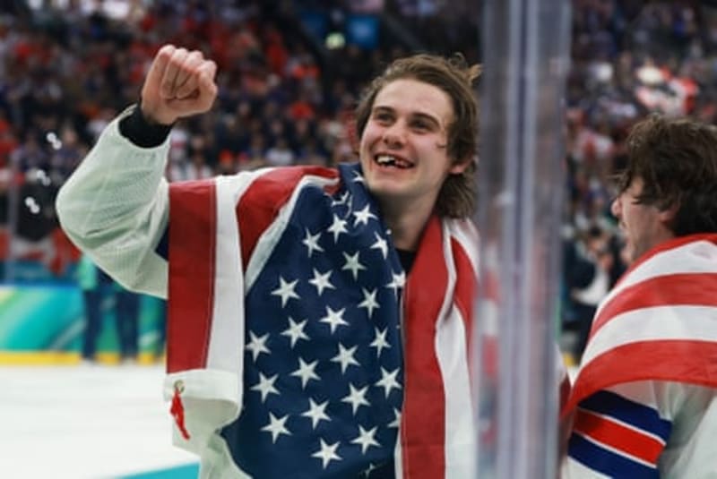 Jack Hughes Loses Teeth, Scores Overtime Gold for Team USA - Image 3