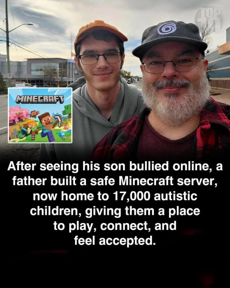 Devoted Dad Creates Safe Minecraft Haven for Kids with Autism