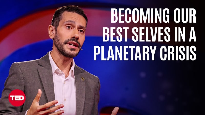 ** Tariq Al-Olaimy speaking at TED Countdown Summit about faith communities and climate resilience