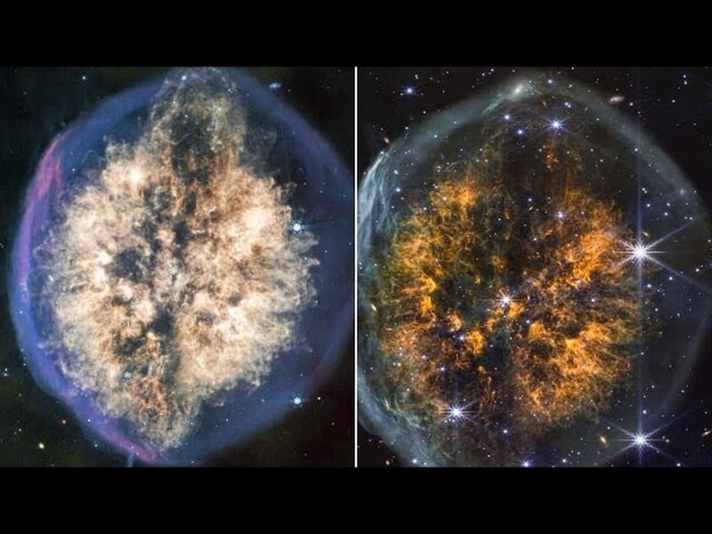 Webb Telescope Captures Dying Star's Brain-Shaped Nebula - Image 3