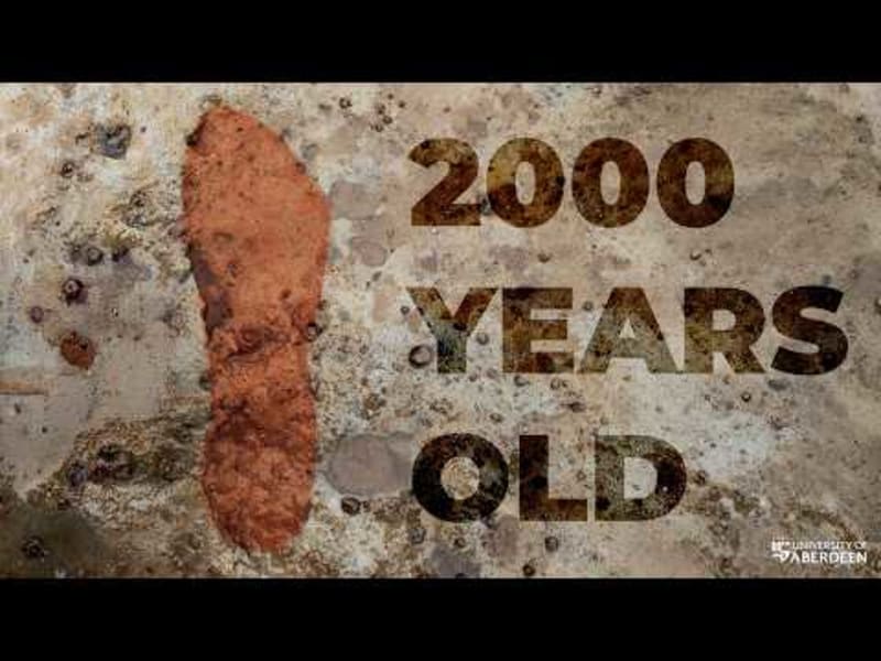 2,000-Year-Old Footprints Found on Scottish Beach
