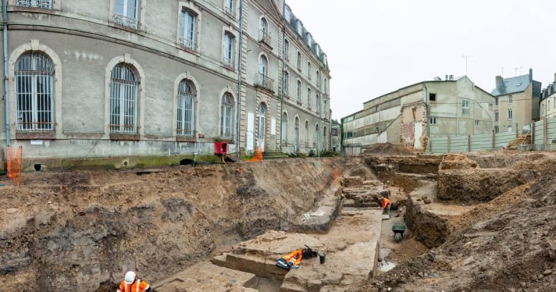 640-Year-Old Castle Found Under French Hotel Courtyard