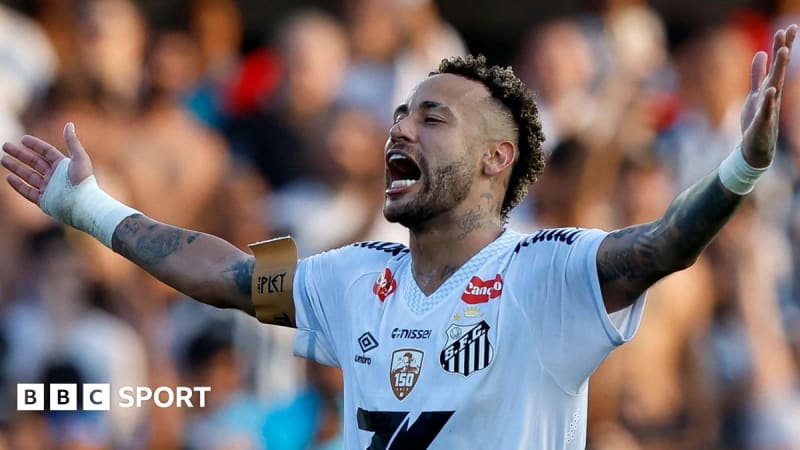 Neymar's Heartwarming Homecoming: Brazilian Star Commits to Santos Through 2026