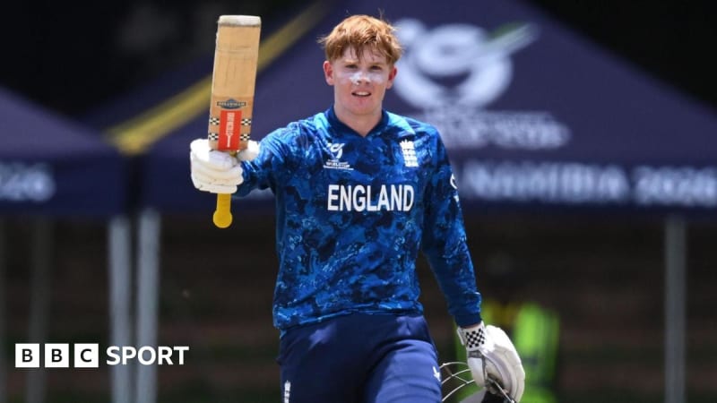 England U19 Captain Rew's Century Secures World Cup Final