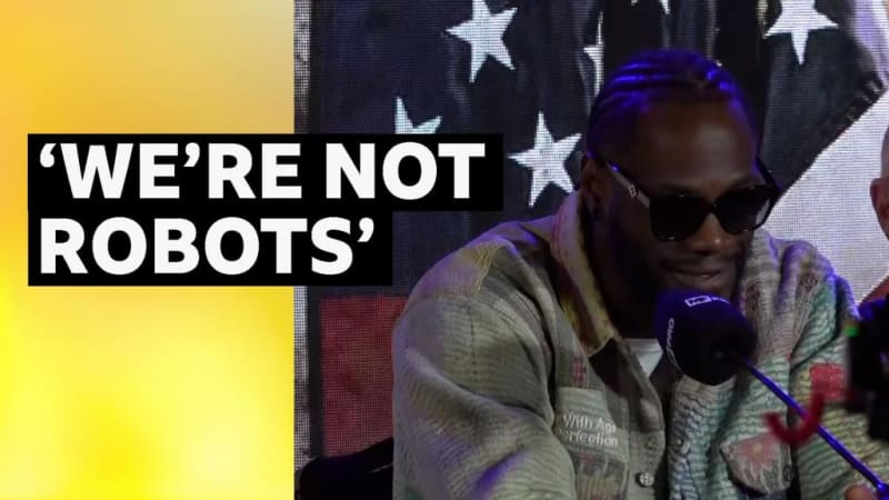 Former heavyweight champion Deontay Wilder speaking candidly about his mental health journey and personal growth