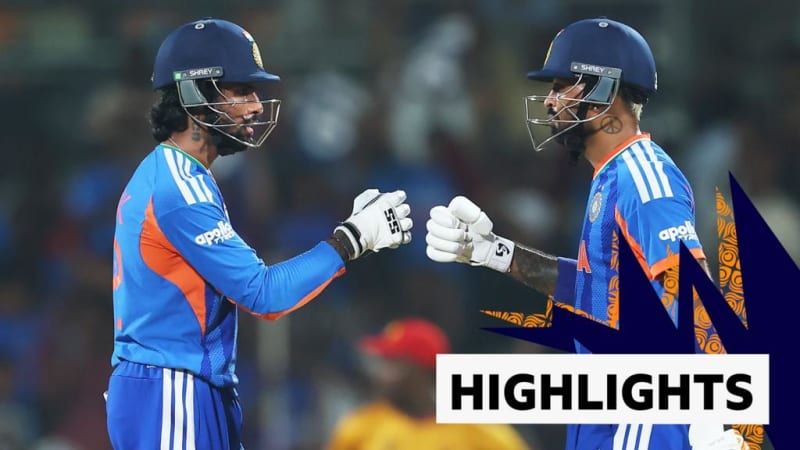 India Beats Zimbabwe by 72 Runs, Keeps World Cup Dream Alive