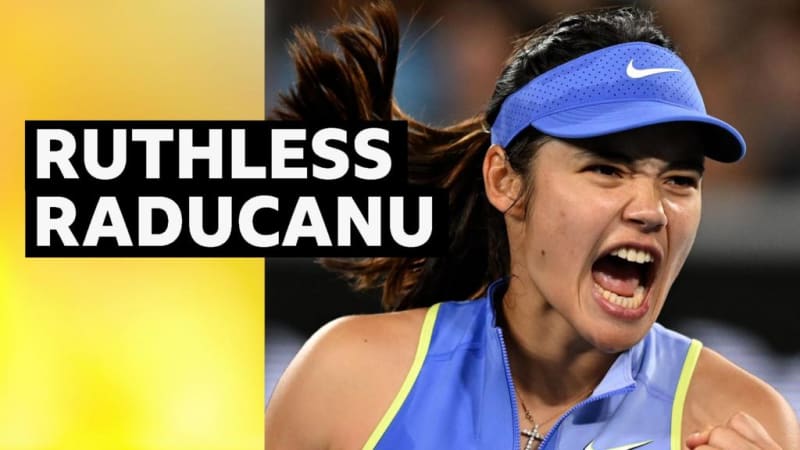Emma Raducanu Wins Australian Open First Round 6-4, 6-1