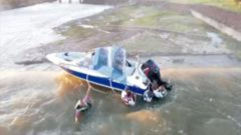 Four Men Miraculously Rescued from Drifting Boat Moments from Dam Disaster