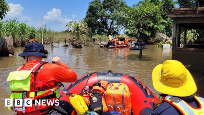 London Firefighters Rescue 80+ in Mozambique Floods
