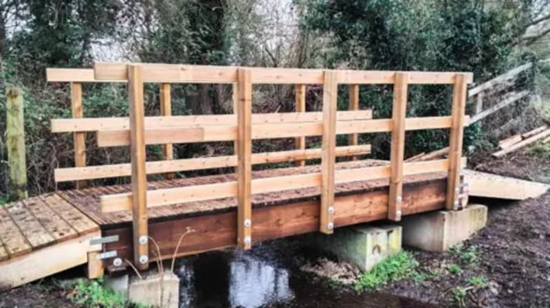Volunteers Build Bridge for Butterfly Haven in Hertfordshire - Image 3