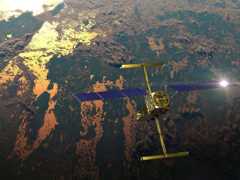 Plane and Satellite Connect via Laser from 36,000 km Up