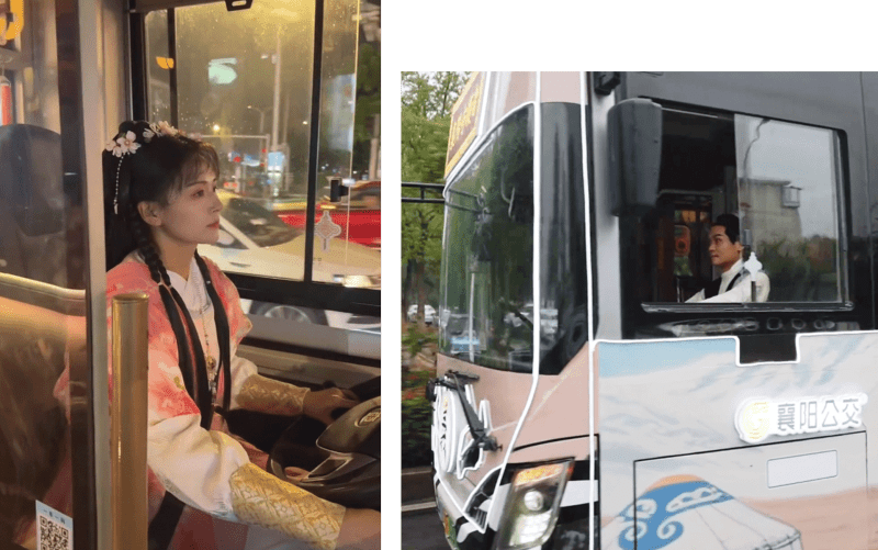 China's Bus Drivers Dress as Emperors and Poets for Riders - Image 2