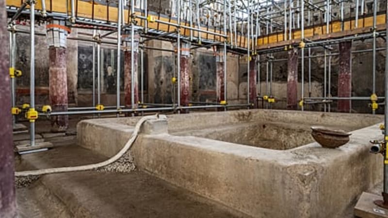 Ancient Pompeii's Bath Water Was Rarely Changed, Study Finds - Image 3