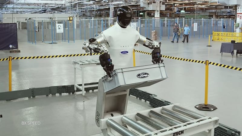 Ford Robot Trial Hits 166% of Productivity Target
