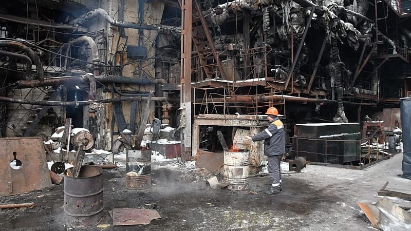 ** Emergency generator equipment being loaded for transport to provide power in Ukraine