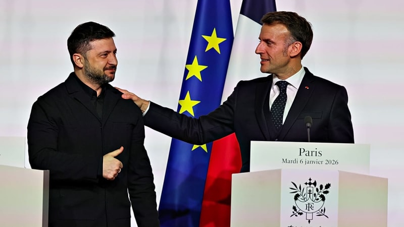 European Union flags waving together outside modern government building in Brussels Belgium