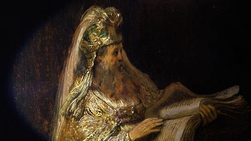 Researchers examining Rembrandt's newly authenticated 1633 painting at Amsterdam's Rijksmuseum