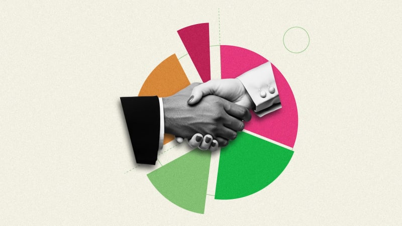 Diverse team of talented professionals collaborating enthusiastically at modern AI technology startup office