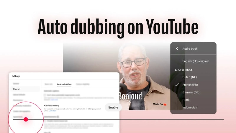 YouTube Auto-Dubbing Expands to 27 Languages with AI