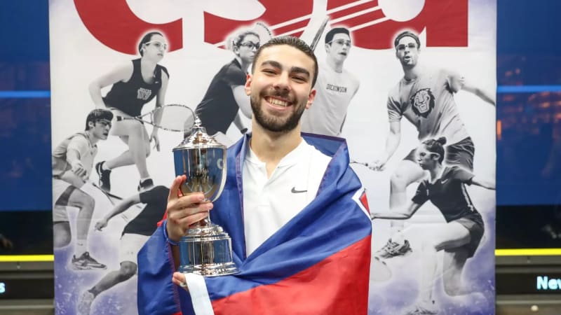 Penn's Omar Hafez Wins National Squash Title After Injury - Image 2