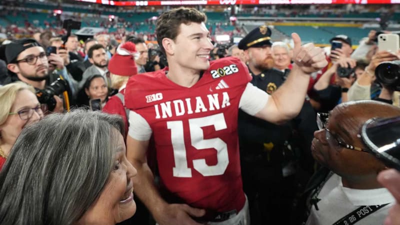 Indiana QB Drops F-Bomb After First Title in 145 Years