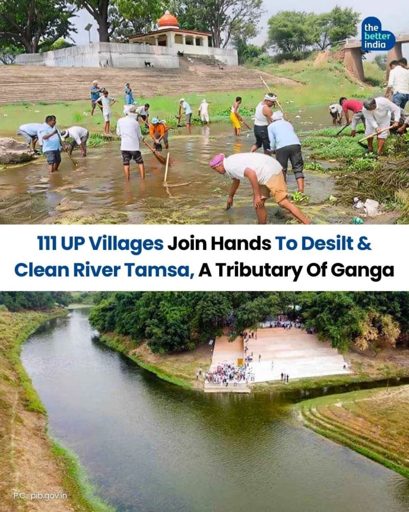 111 Villages Clean 89 Km of India's Tamsa River - Image 3