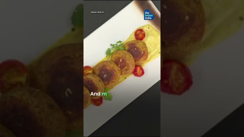 Young woman Manisha Sharma cooking in kitchen, pursuing culinary dreams despite Parkinson's diagnosis