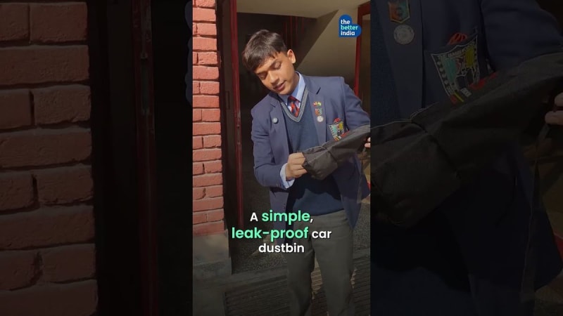 Delhi Students Give Out 500 Free Car Bins to Fight Litter