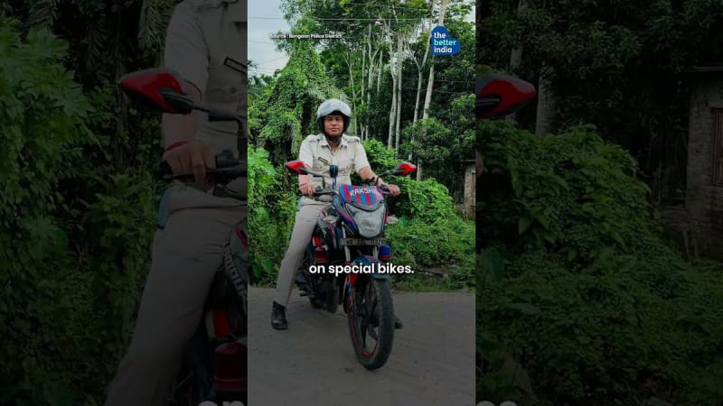 IPS officer Dinesh Kumar standing with community members in Bongaon, West Bengal
