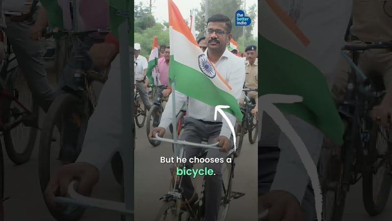 IAS Officer Ditches Car for Bicycle in Madhya Pradesh