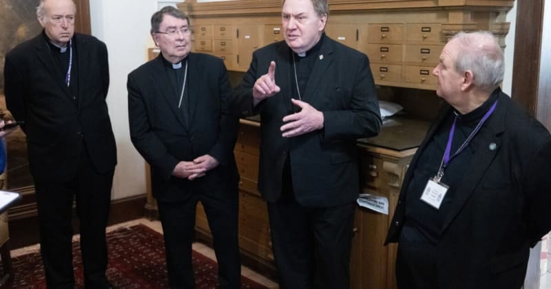 Cardinals and Archbishop discuss immigration at news conference following Minneapolis solidarity Mass