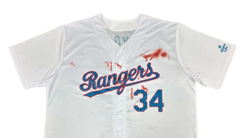 Rangers Give Every Fan a Bloody Nolan Ryan Jersey