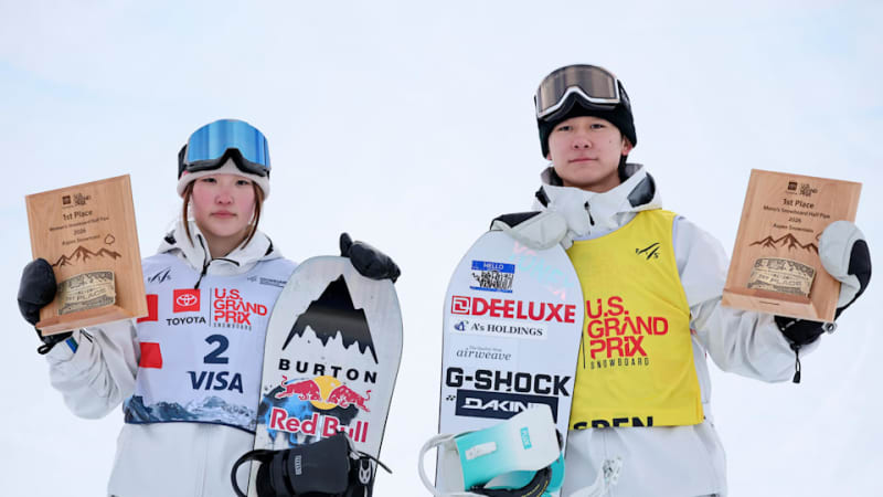 Japan's Snowboarding Stars Claim Thrilling World Cup Victories in Aspen