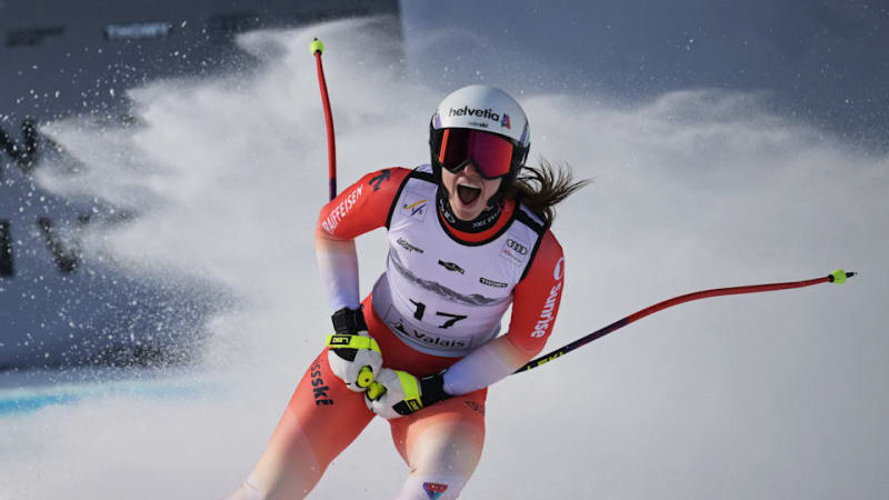 Swiss Skier Malorie Blanc Wins First World Cup at Home