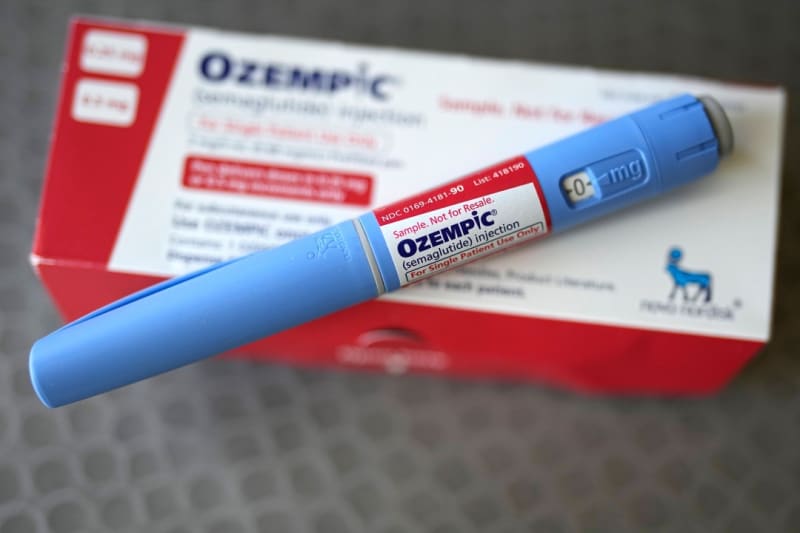 Ozempic injectable medication pen used for diabetes and weight loss treatment
