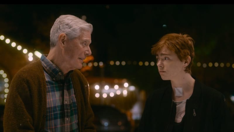 Stephen Lang as elderly Holocaust survivor Herbert Heller in The Optimist film