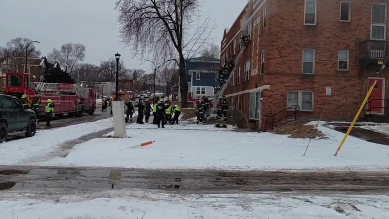 Minneapolis Firefighters Save 3 People, 4 Pets from Blaze