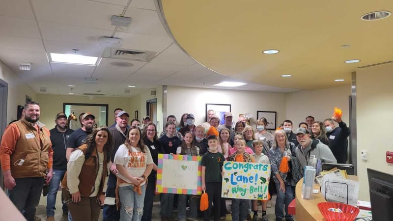 7-Year-Old Lane Patrick Rings Cancer-Free Bell