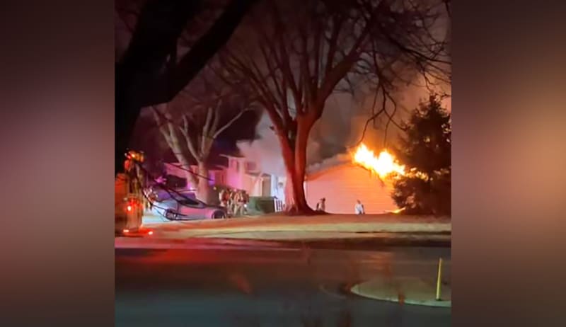 Stranger Saves Family from House Fire in Huntley