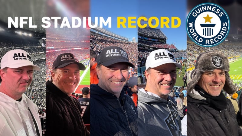 Football Fan Visits All 30 NFL Stadiums in 73 Days