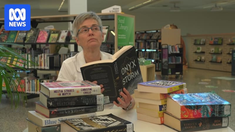 Smiling librarian Denise Martin at City of Marion Libraries, viral video star attracting millions of views worldwide