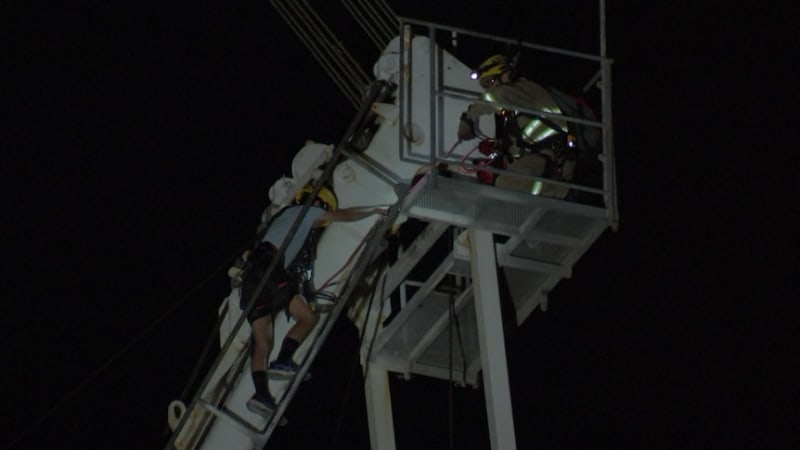 Teen Rescued After Getting Stuck 100 Feet Up Melbourne Crane - Image 2