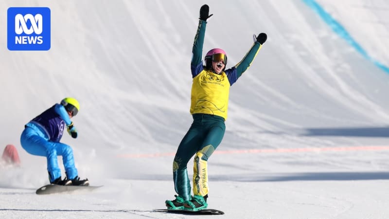 Australia's Josie Baff Wins Olympic Snowboard Cross Gold