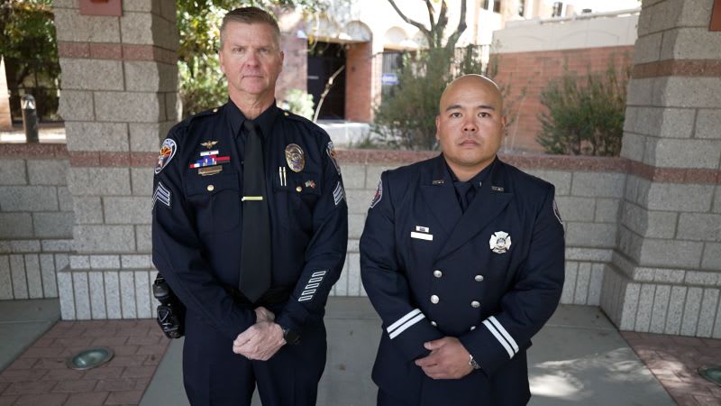 Officer and Firefighter Save Woman from Burning Car in Phoenix