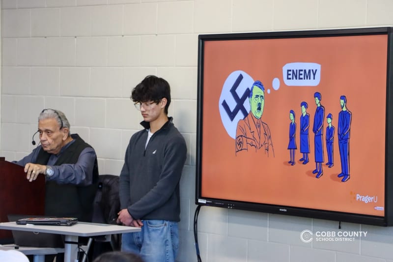 Holocaust Survivor at 86 Shares Story at Georgia School - Image 3