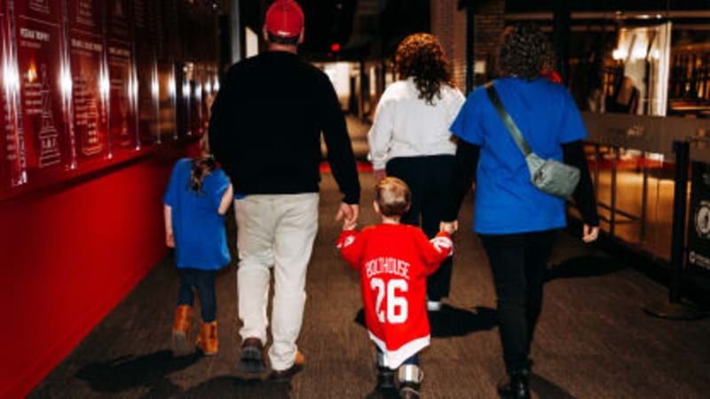 4-Year-Old Cancer Survivor Lives Out Red Wings Dream - Image 4