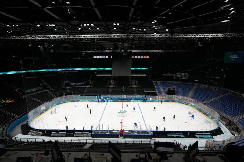 Milan Olympics Hockey Rinks Finish Just in Time for Games