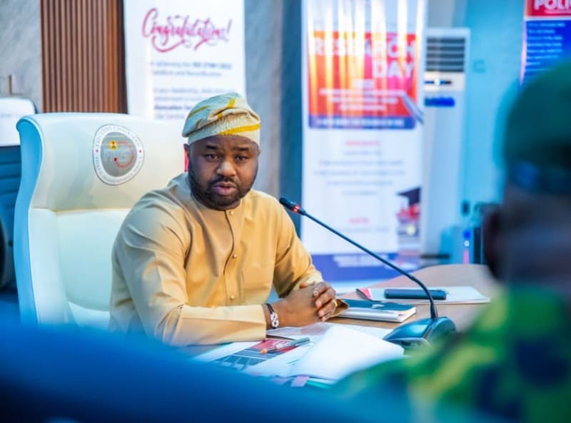 Modern digital revenue service office in Nigeria with technology infrastructure representing fiscal transformation and economic progress